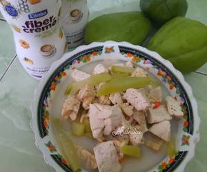 Resep Populer Sayur labu siam,tahu,tempe kuah putih simpell fibercreme Ala Warung