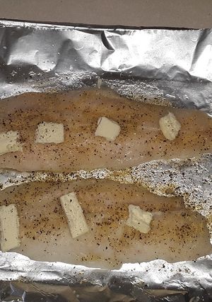 A picture of Lemon pepper swai fillet.