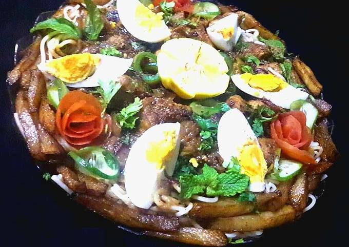 Easiest Way to Make Mario Batali Burma ki dish jo 1st tym banai thi..Burmese Khow Suey😋