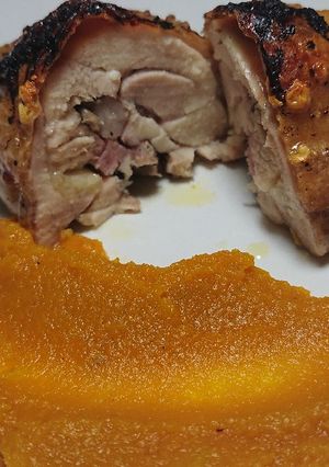 Foto de Sobrecoxa de frango recheada