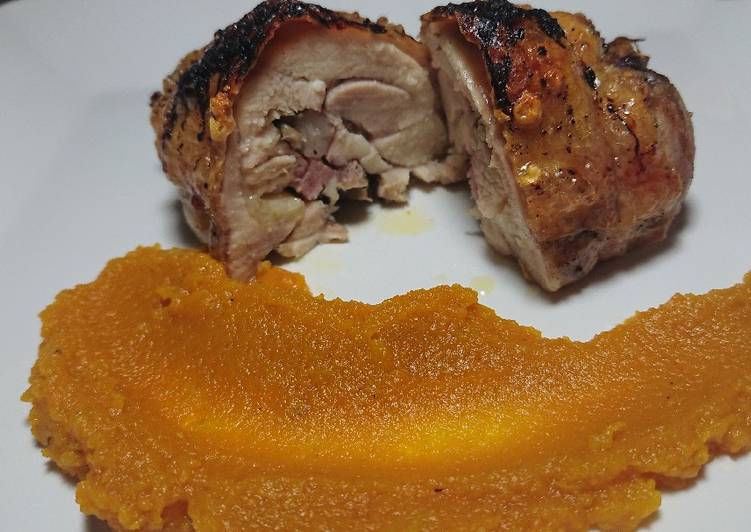 Sobrecoxa de frango recheada - Tudogosreceitas