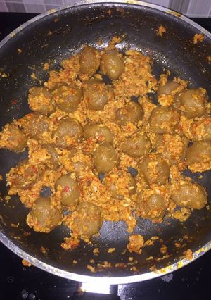 Foto resep Bakso pedes orak arik telur