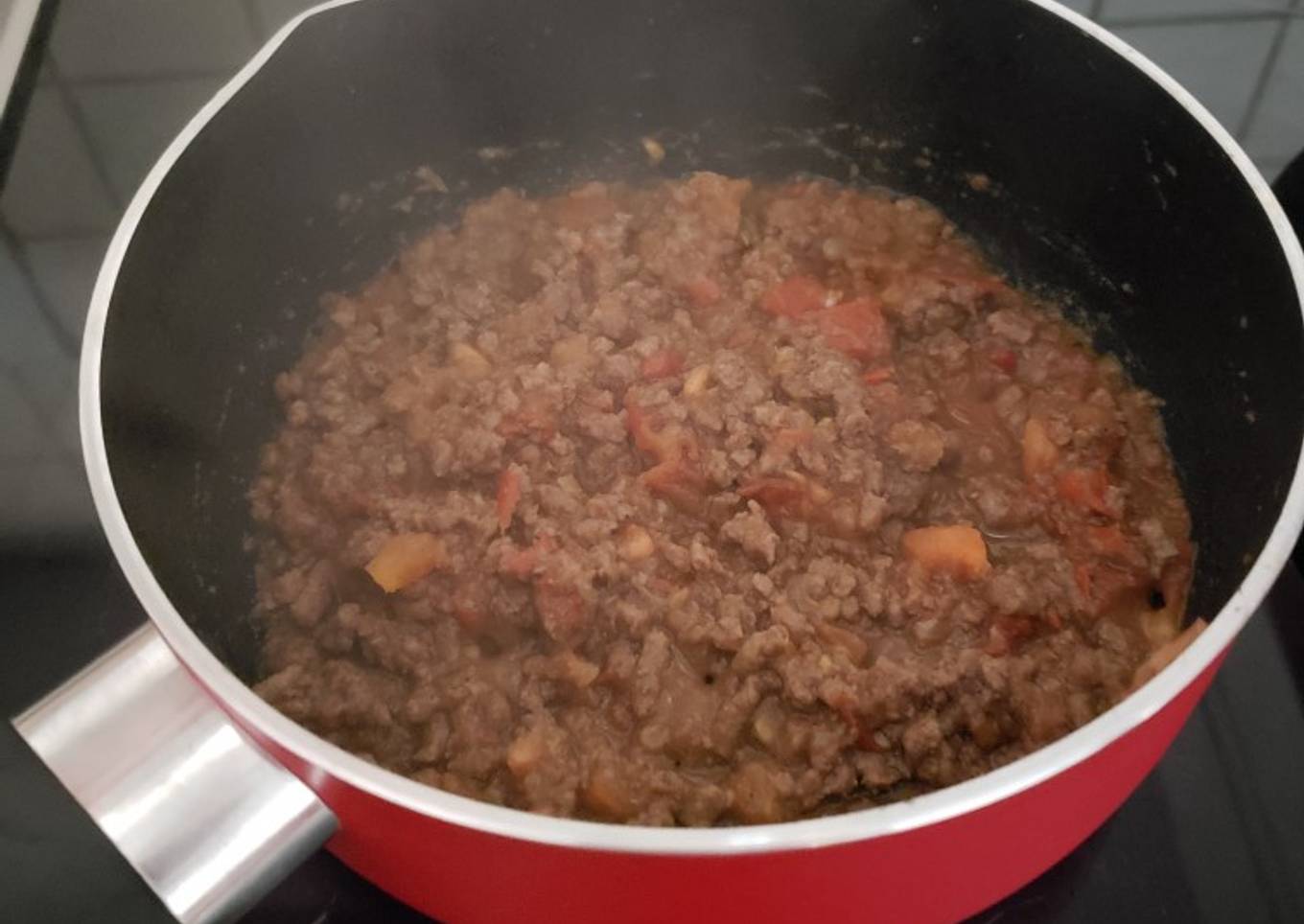 Meat with tomato 🍅