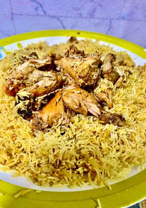 صورة لوصفة كبسة الدجاج بطريقتي الخاصة