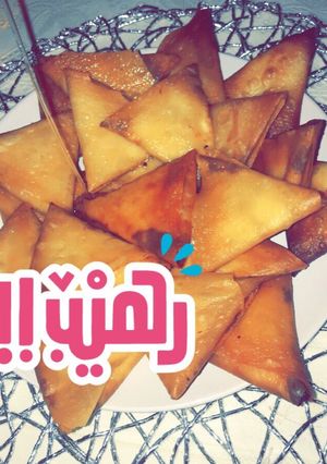 صورة لوصفة سمبوسه بالشيرة 💫