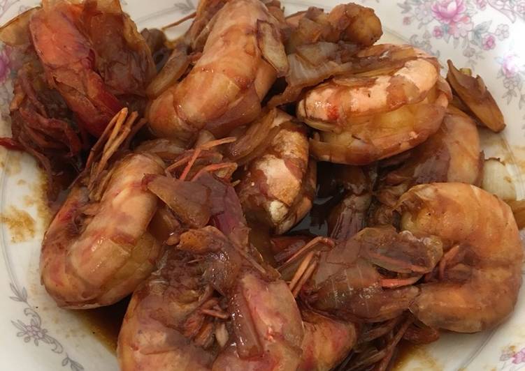 Resep Udang saos inggris, Bisa Manjain Lidah