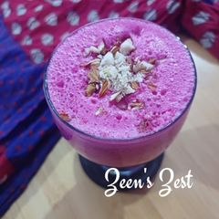 A picture of Beetroot Lassi.