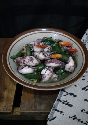 Foto resep Cumi Hitam Cabe Ijo