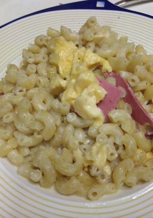 صورة لوصفة معكرونه بالجبنه 🍝🧀