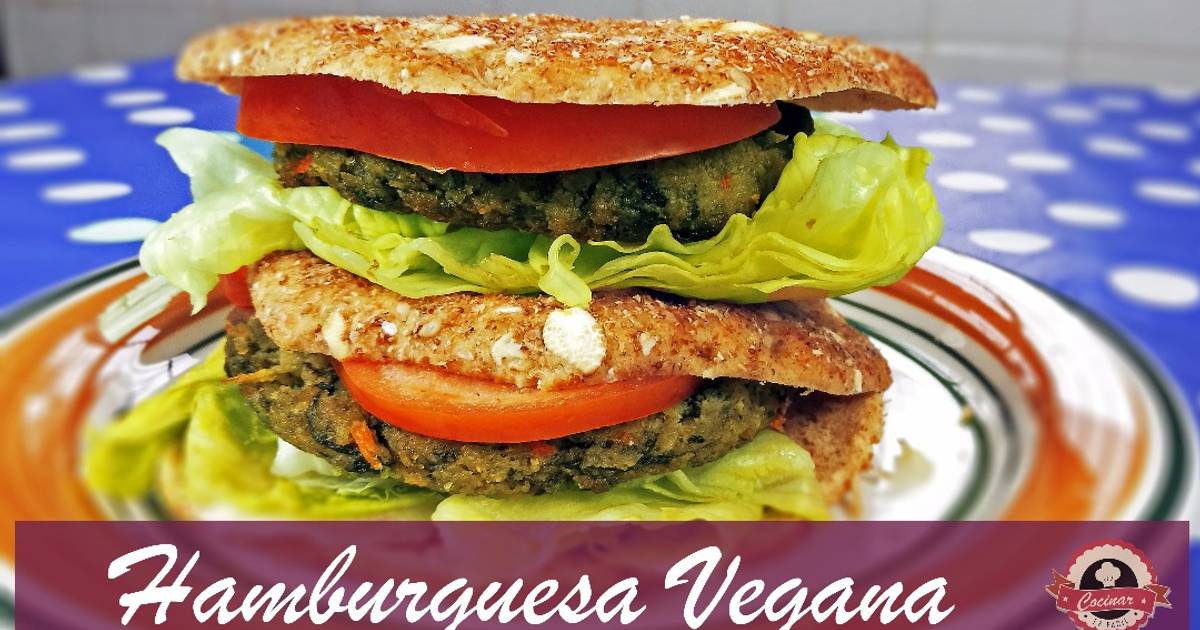Hamburguesa Vegetal O Vegana Vegan Burger Receta De Cocinar Es Facil Cookpad 9827