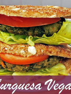 Una foto de Hamburguesa Vegetal o Vegana | Vegan Burger