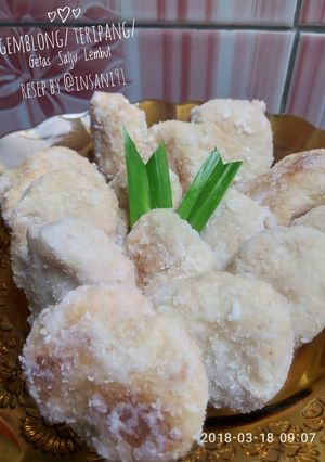 Foto resep Gemblong/ Teripang/ Getas Salju Lembut 🍘🍘