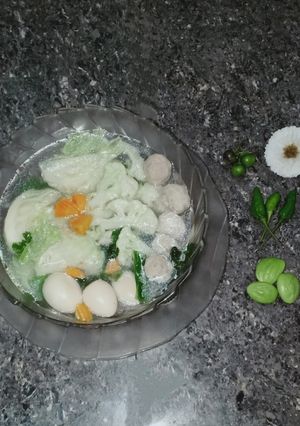 Foto resep Sop baso telur puyuh