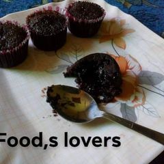 A picture of Chocolate cup cake.