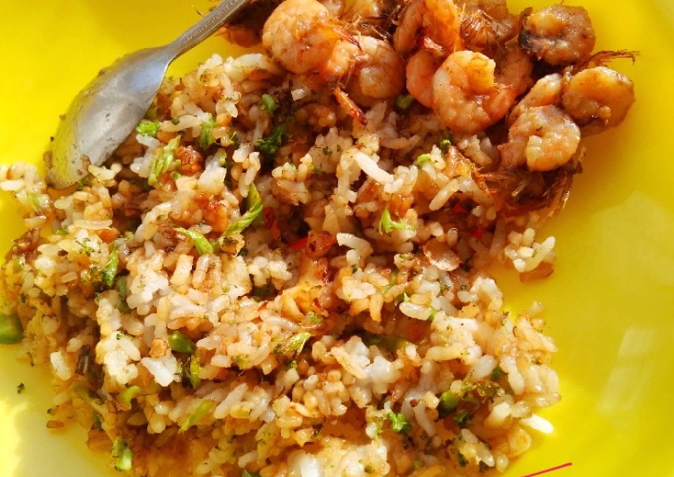 Nasi goreng seafood (mpasi 17 bulan)