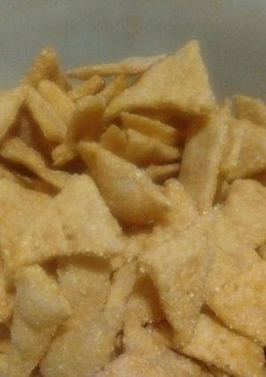 Una foto de Nachos, tipo Doritos