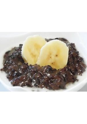A picture of Thai Sticky Black Rice Pudding (Mark's Cuisine).
