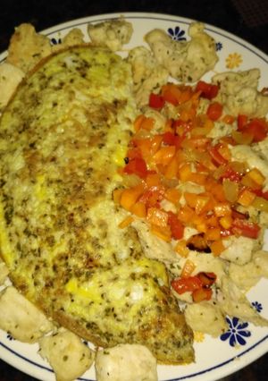 Una foto de Omelette con pollito