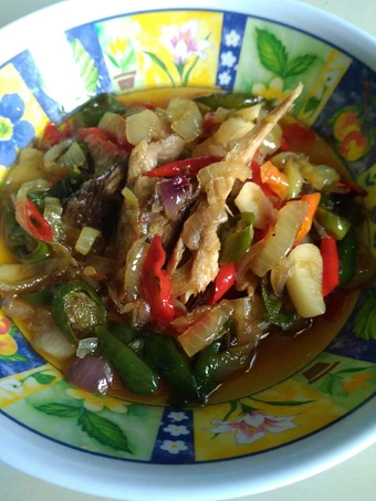 Cara Sederhana Membuat Resep  Tumis tongkol pedas mantap yang Enak Banget, Enak Banget