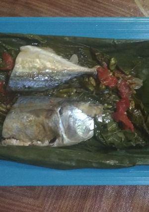 Foto resep Pepes Peda daun singkong