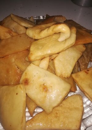 Una foto de Fritos con almíbar