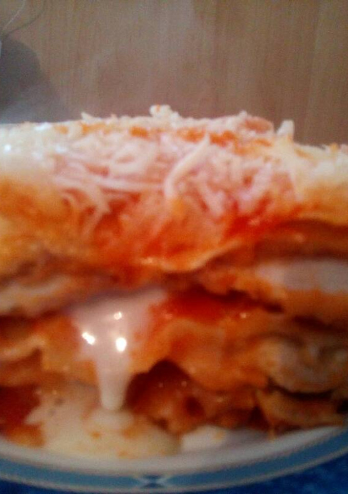 Una foto de Lasaña de pollo