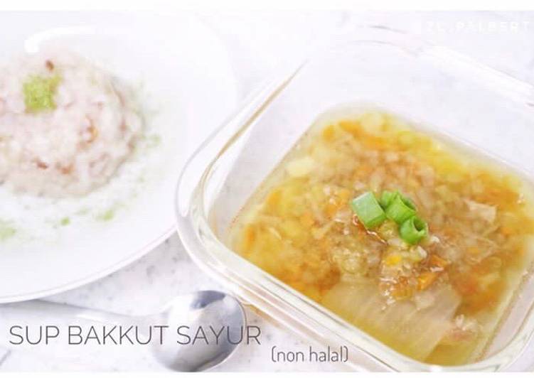 Langkah Mudah untuk Menyiapkan Mpasi Sup Bakkut Sayur (non halal), Enak