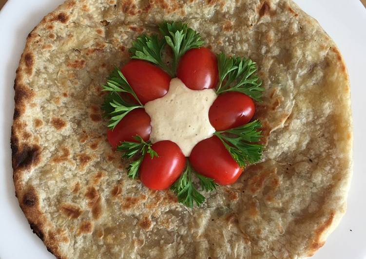 Resep Chicken Kulcha with Hummus Anti Gagal