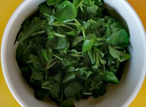 Una foto de Ensalada de Berros