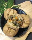 Bánh mì nguyên cám nhân rau củ