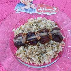 ماش پلو با خرما و ارده-レシピのメイン写真