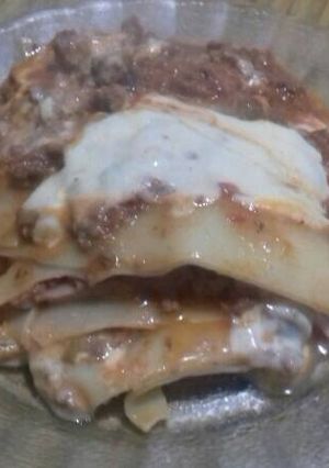 Una foto de Lasagna a la olla