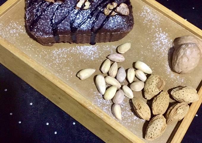 Recipe of Super Quick Eggless cakey brownies