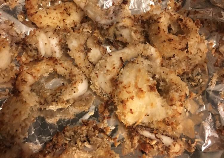 Recipe of Quick Baked Squid (pre 15 min, oven 20min)