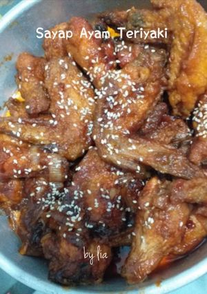 Foto resep Sayap Ayam Teriyaki