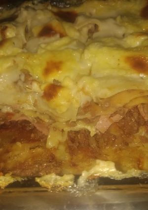 Una foto de Lasaña de carne