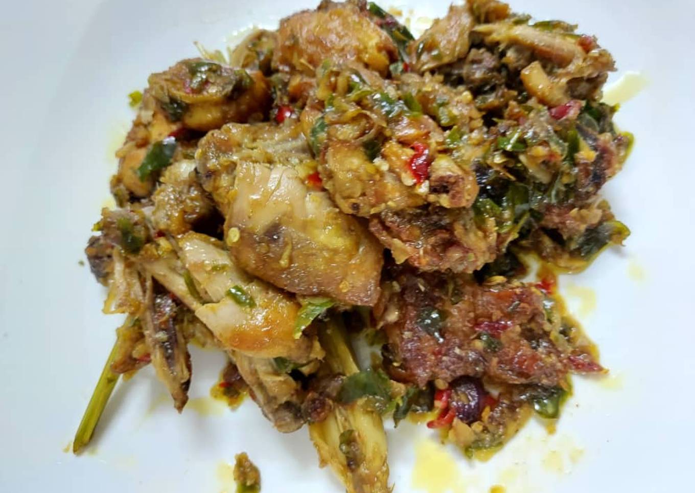 Ayam Masak Balado Hijau