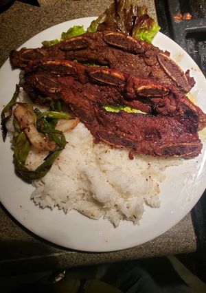 Una foto de Costillas de Res Estilo Coreano.(Jorge's receta)