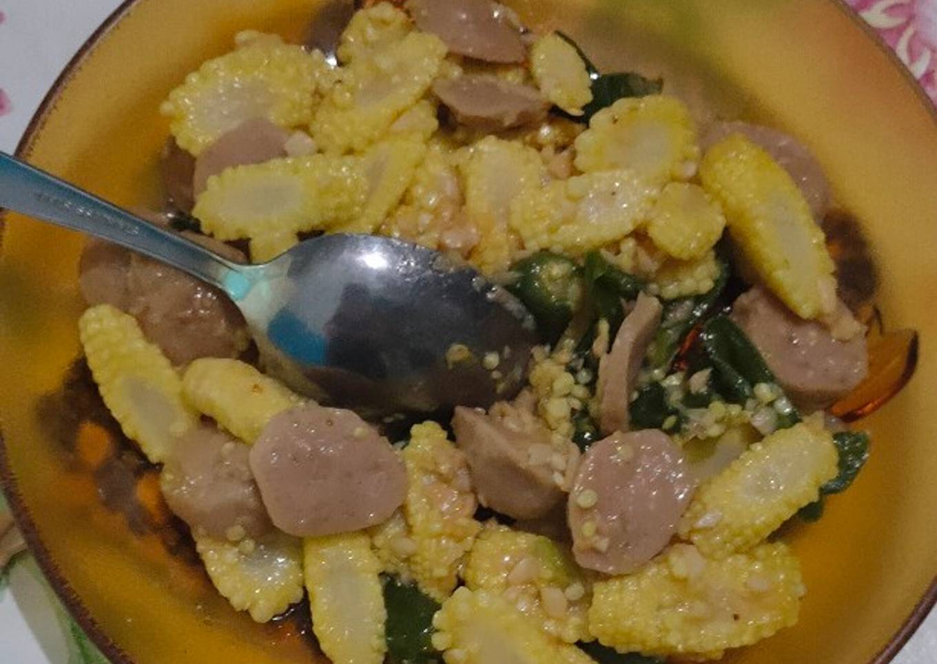 Tumis putren bakso