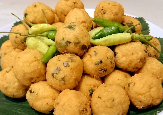 Cara membuat Tahu bulat sayur Cara membuat Tahu bulat sayur