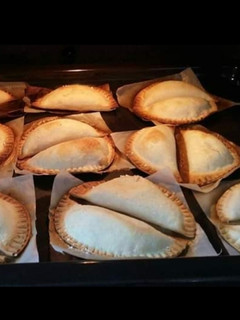 Una foto de Obleas rellenas de pera