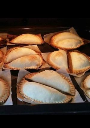 Una foto de Obleas rellenas de pera