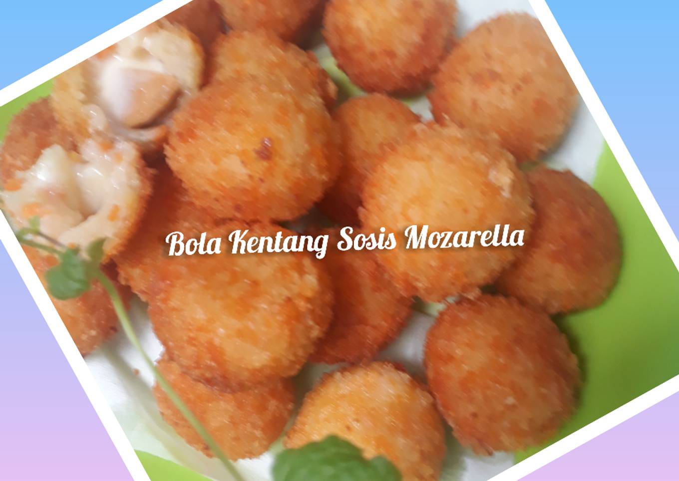 Bola Kentang Sosis Mozarella