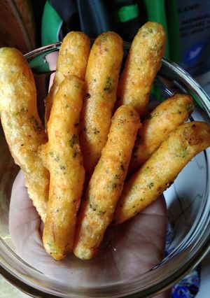 Foto resep Stik kentang keju Brokoli wortel