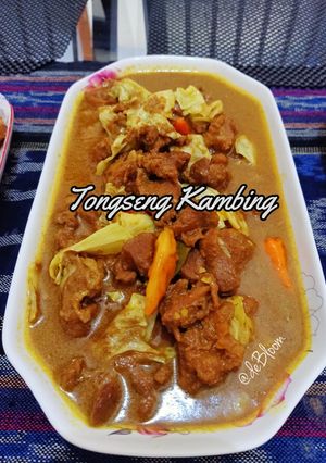 Foto resep 1000. Tongseng Kambing Pedas Berkuah, Praktis😋👍
