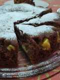 Torta Nua con farina di castagne e crema pasticcera