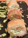 Canapés de salmón con pan de molde