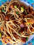 Salteado de verduras con fideos🍝