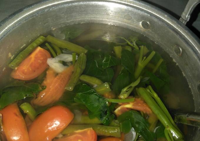 Cara Gampang Membuat Sayur asem kangkung, Enak