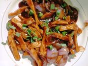 A picture of potato strips